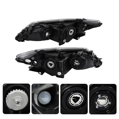 Silscvtt Headlights Front Head Lamps Replacement for Toyota Camry (SE Style) 2012-2014 Projector Headlights Pair Left and Right Side (Passenger Driver Side) - Image 5