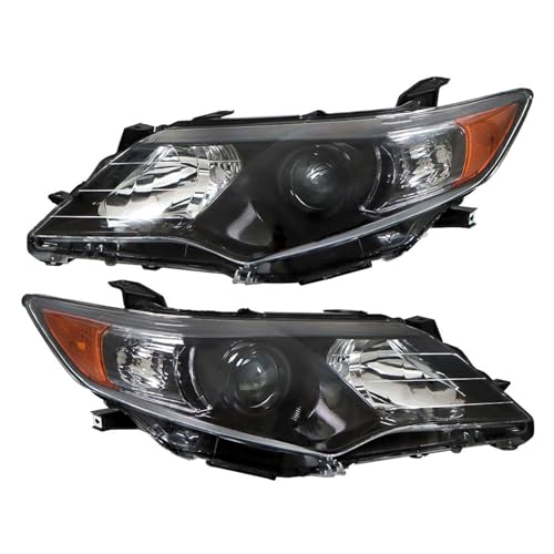 Silscvtt Headlights Front Head Lamps Replacement for Toyota Camry (SE Style) 2012-2014 Projector Headlights Pair Left and Right Side (Passenger Driver Side) - Image 2