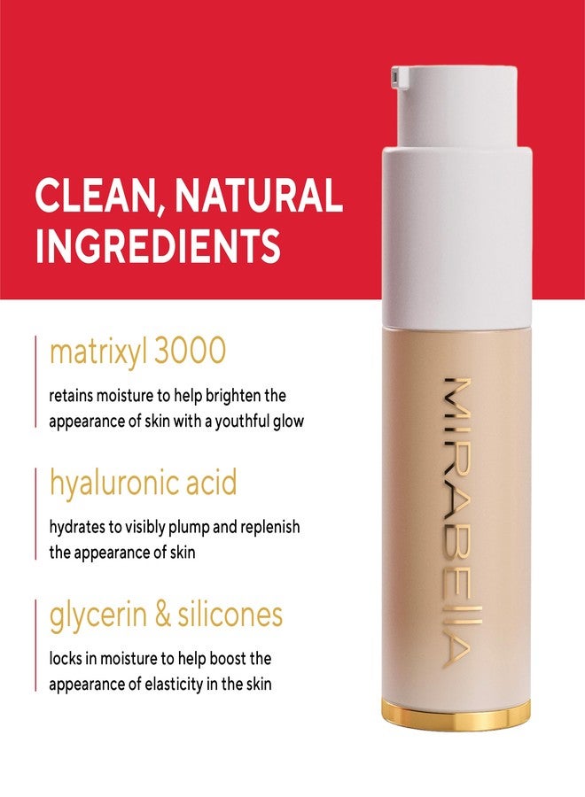 Mirabella Invincible For All HD Liquid Foundation - Anti-Aging Full Coverage Liquid Face Makeup - Moisturizing, Hydrating & Lightweight Foundation for All Skin Types (Light L110) - Image 5