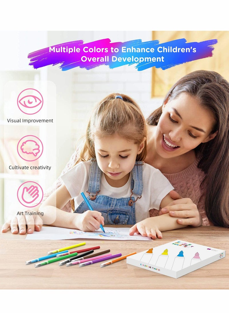 Edible Food Coloring Pens for Kids - 9 Pcs Fine Tip Markers for Decorating Cookies, Cakes, Fondant, and Eggs - Perfect for Baking and DIY Art - Image 4