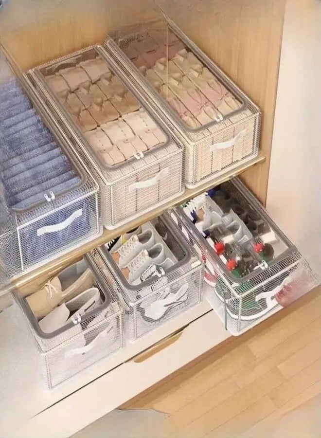 Tmisham Store Plastic Clear Foldable Shoe Bag | Shoe Box Organizer, Transparent Shoe Rack, Dustproof Shoe Cover, Space-Saving Sneaker Box, Foldable & Easy to Clean (Pac of 1, Big), 60X30X15 Cm - Image 2