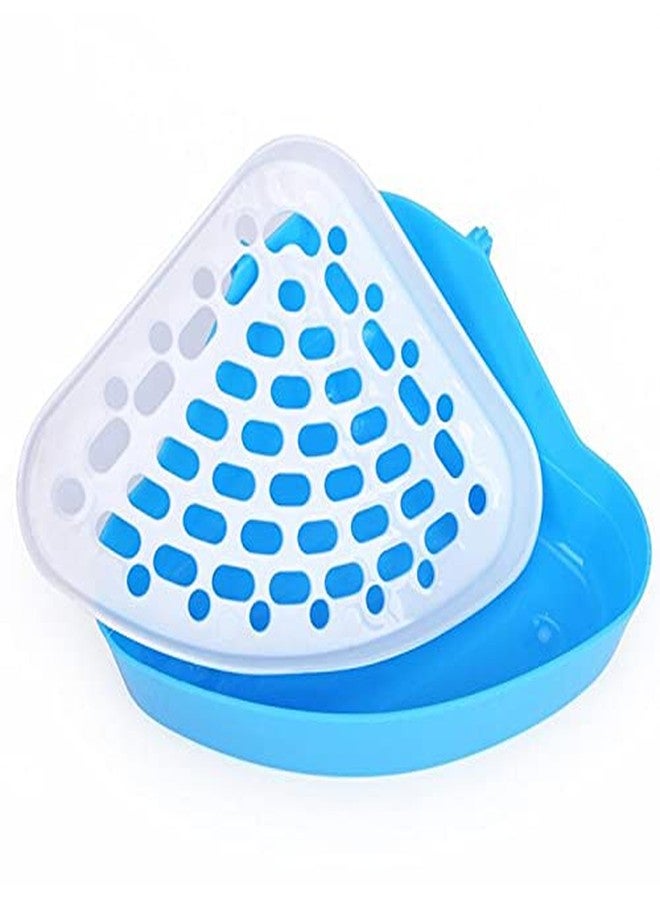 ميكو صندوق فضلات الحيوانات الصغيرة من ميكو، مرحاض زاوية للحيوانات الأليفة مناسب للهامستر، خنزير غينيا، النمس، الجربوع، الشنشيلة، مرحاض صغير للفئران، مدرب على استخدام المرحاض (لون عشوائي) - Image 4