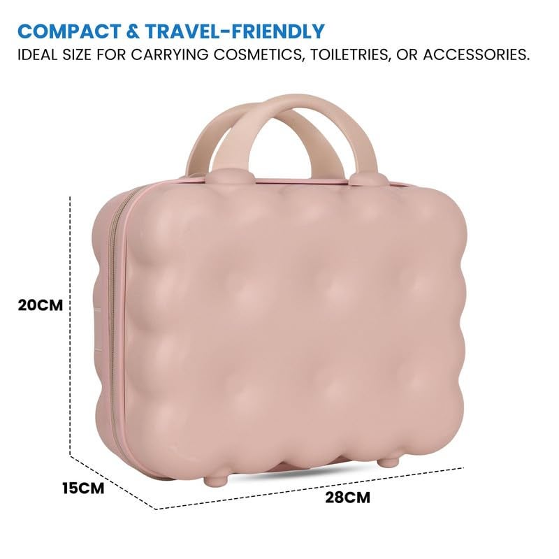 Polo Class Vanity case/Makeup Box | Lightweight and Durable| Waterproof case -Pink - Image 5