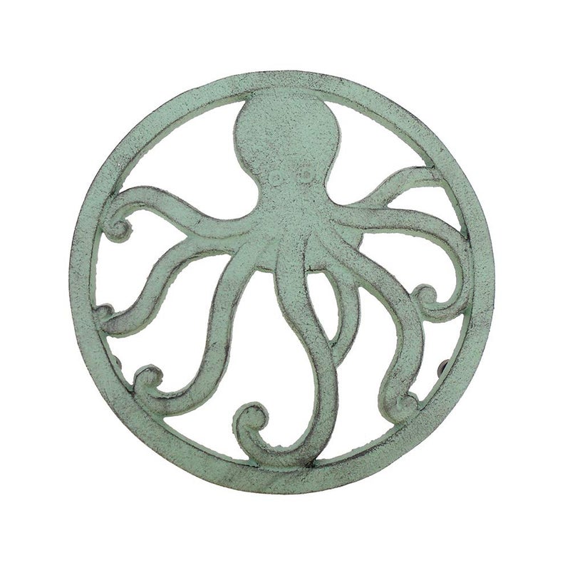 The Bridge Collection The Bridge Collection Cast Iron Marine Life Trivet (Octopus) - Image 1