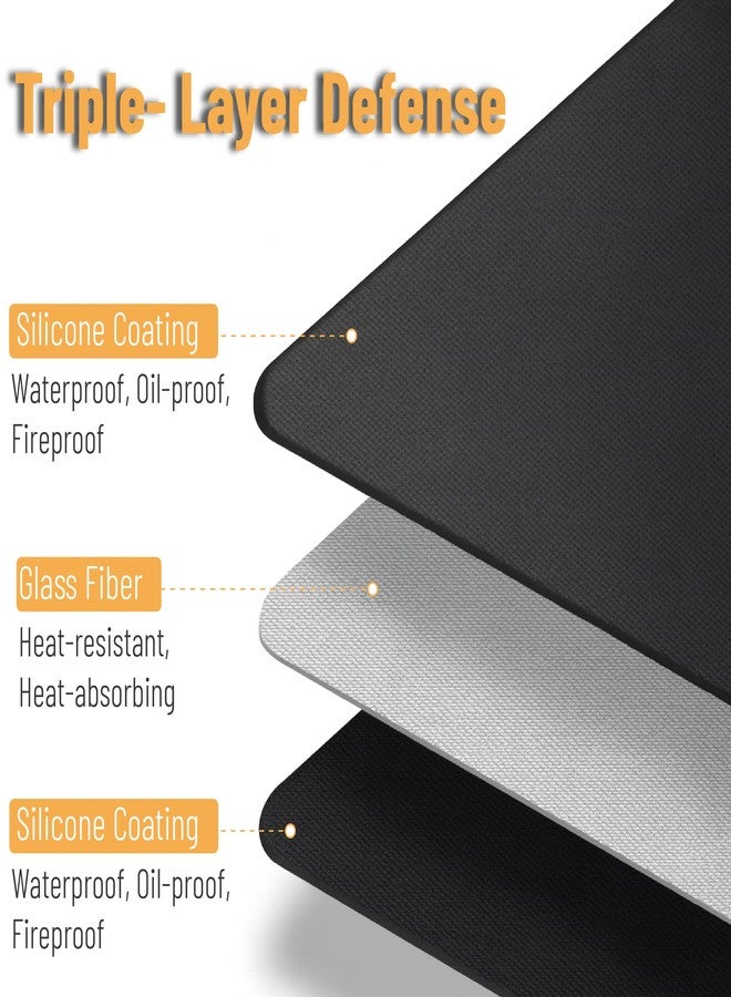 UNCO - Nonstick Grilling Mats for 22 Inch Blackstone Griddle, Resuable Cooking Mats for Grilling, BPA and PFOA 36 * 48inch Grilling matt - Image 3