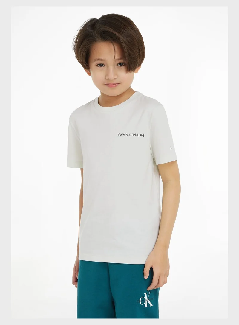 Calvin Klein Jeans Kids Crew Neck T-Shirt