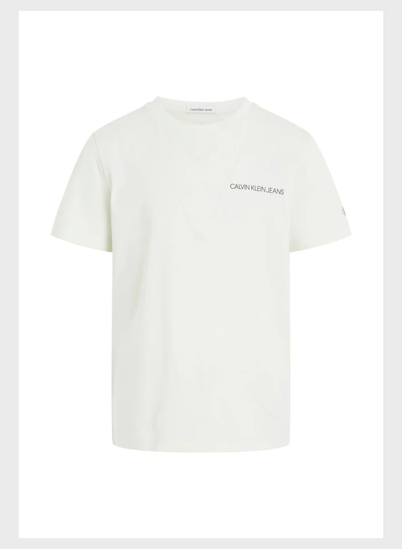 Calvin Klein Jeans Kids Crew Neck T-Shirt