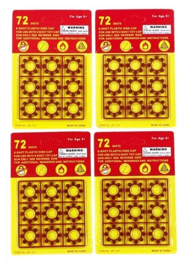 8 shots plastic disc cap (288 shots) + 1 pack FREE (SPECIAL OFFER)  - Image 1