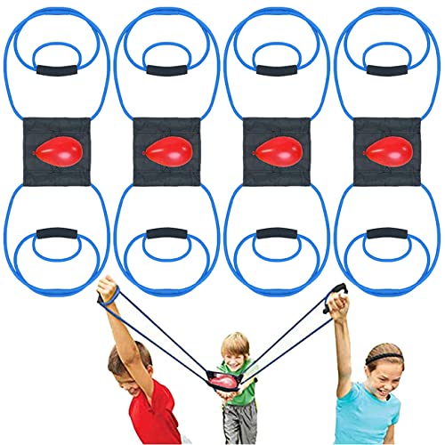 lopfg Water Balloon Launcher 4PCS water balloon slingshot Beast 500yard Waters Balloon SlingshotCannonLauncherBlue4 - Image 1