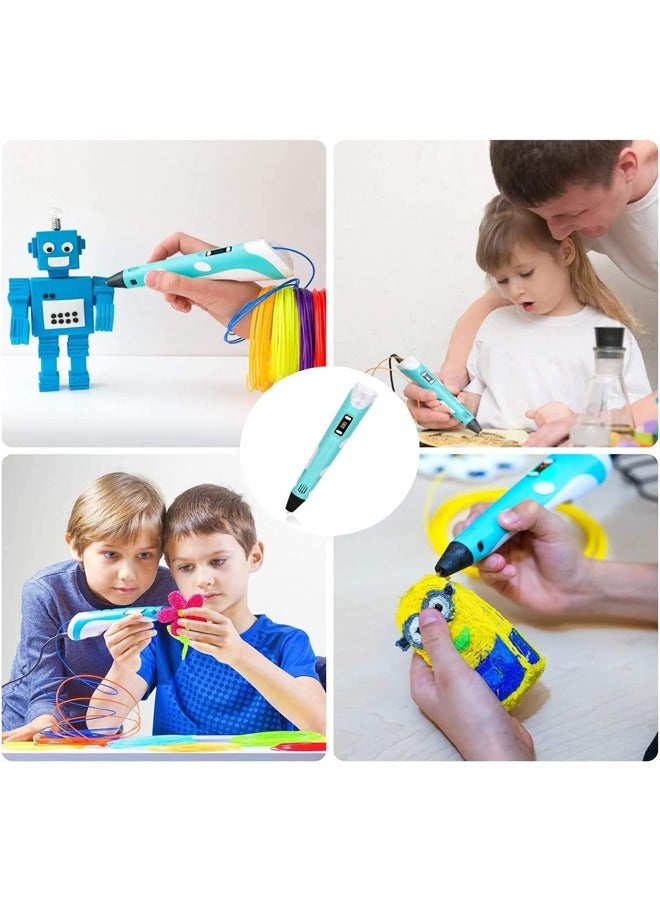 3D Printing Pen Starter Kit Includes 3D Pen 60 Meters PLA Filament  Stencil Book Project Guide and Charger - Image 5