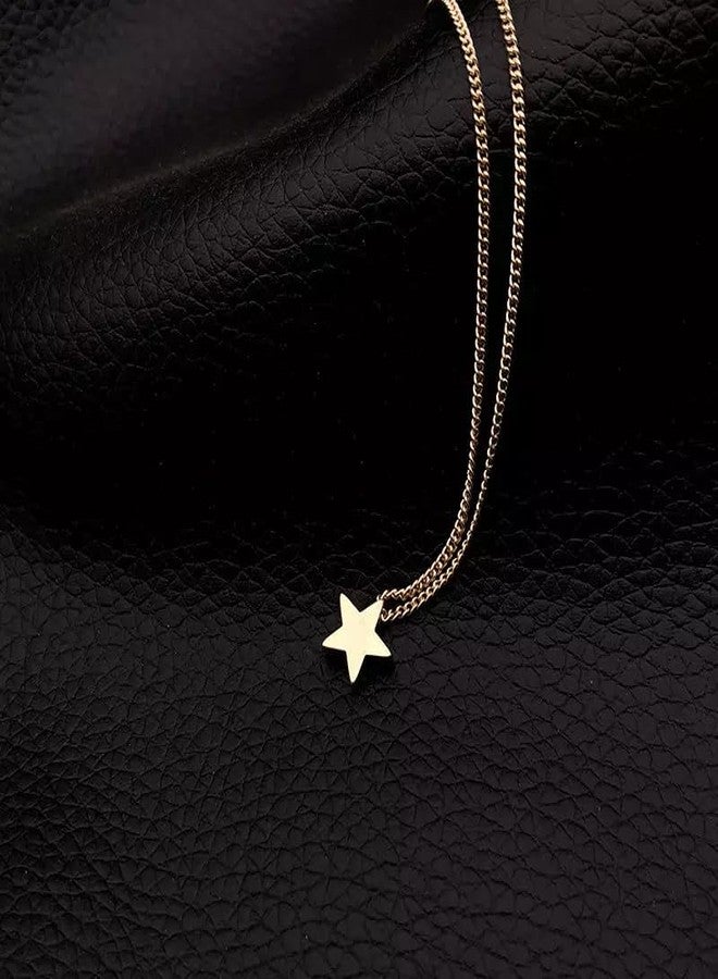 Pinapes Radiant Star Pendant Necklace in Gold Tone - Image 3