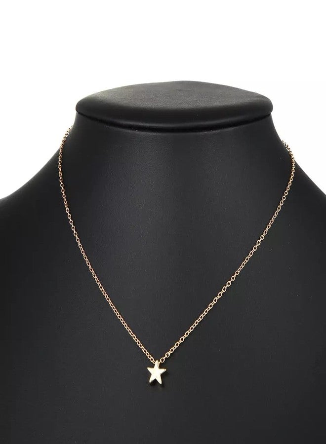 Pinapes Radiant Star Pendant Necklace in Gold Tone - Image 5
