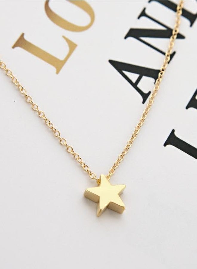 Pinapes Radiant Star Pendant Necklace in Gold Tone - Image 2
