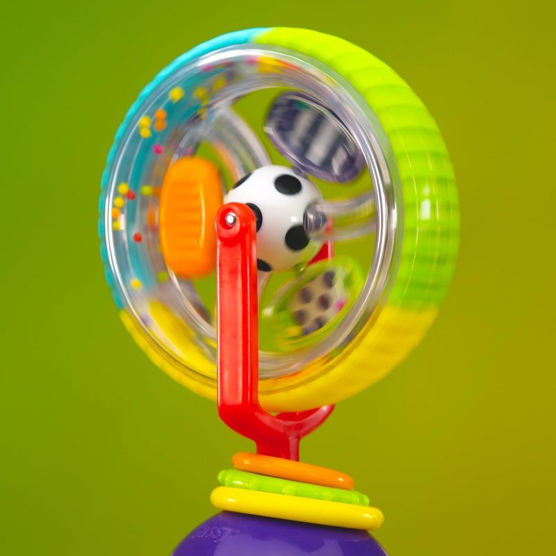 Sassy Wonder Wheel Spinning High Chair Tray Toy, Age 6+ Months - Image 4