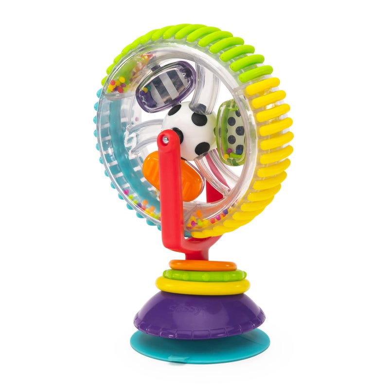 Sassy Wonder Wheel Spinning High Chair Tray Toy, Age 6+ Months - Image 1