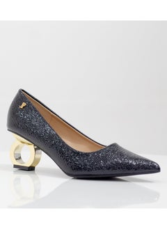 LAMARAPARIS Orchid pointy court on 6cm special circle heel black  - Image 1