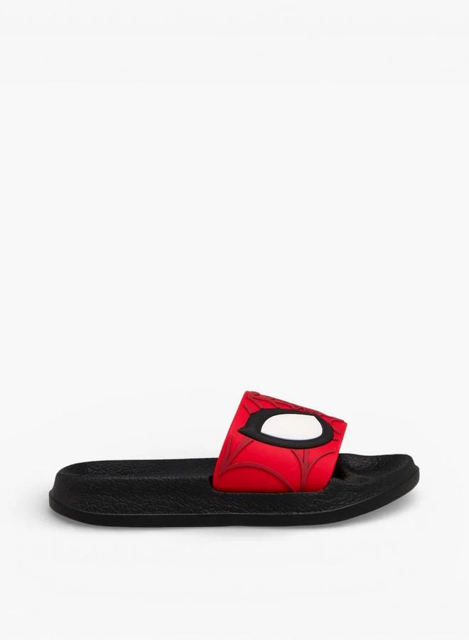 MARVEL Boys Spider-Man Embossed Slides