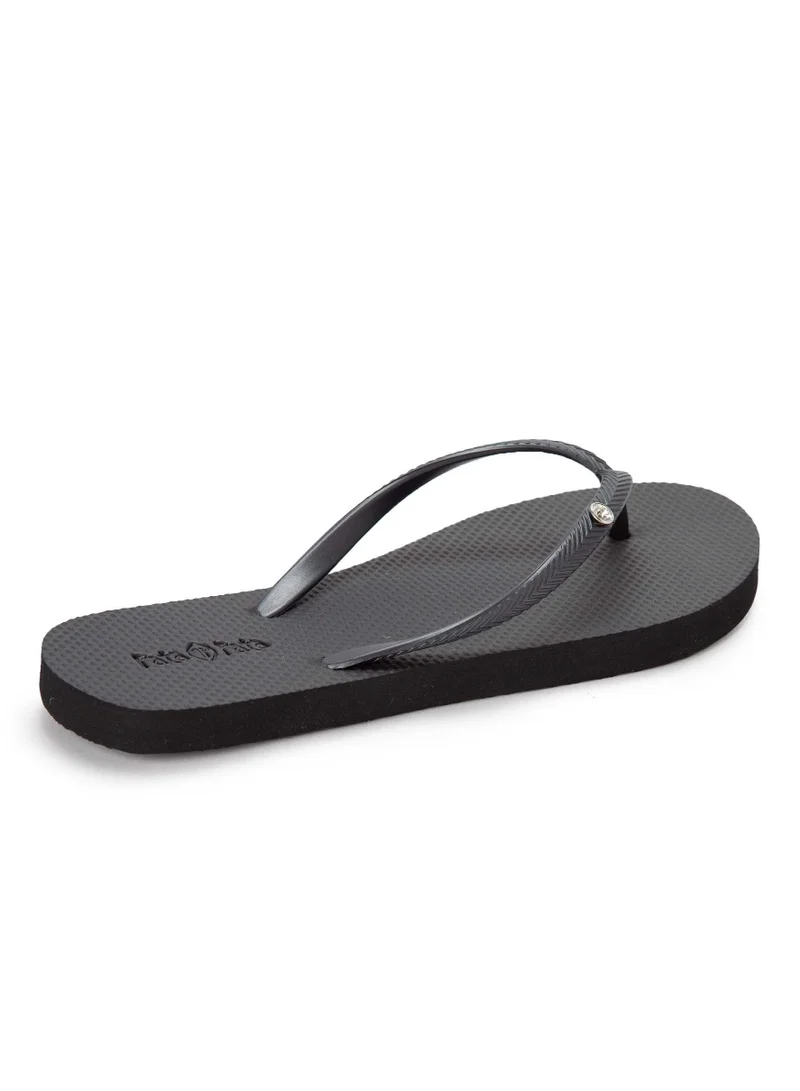 Bata Casual T-Strap Slippers