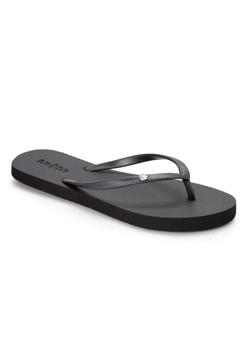 Bata Casual T-Strap Slippers