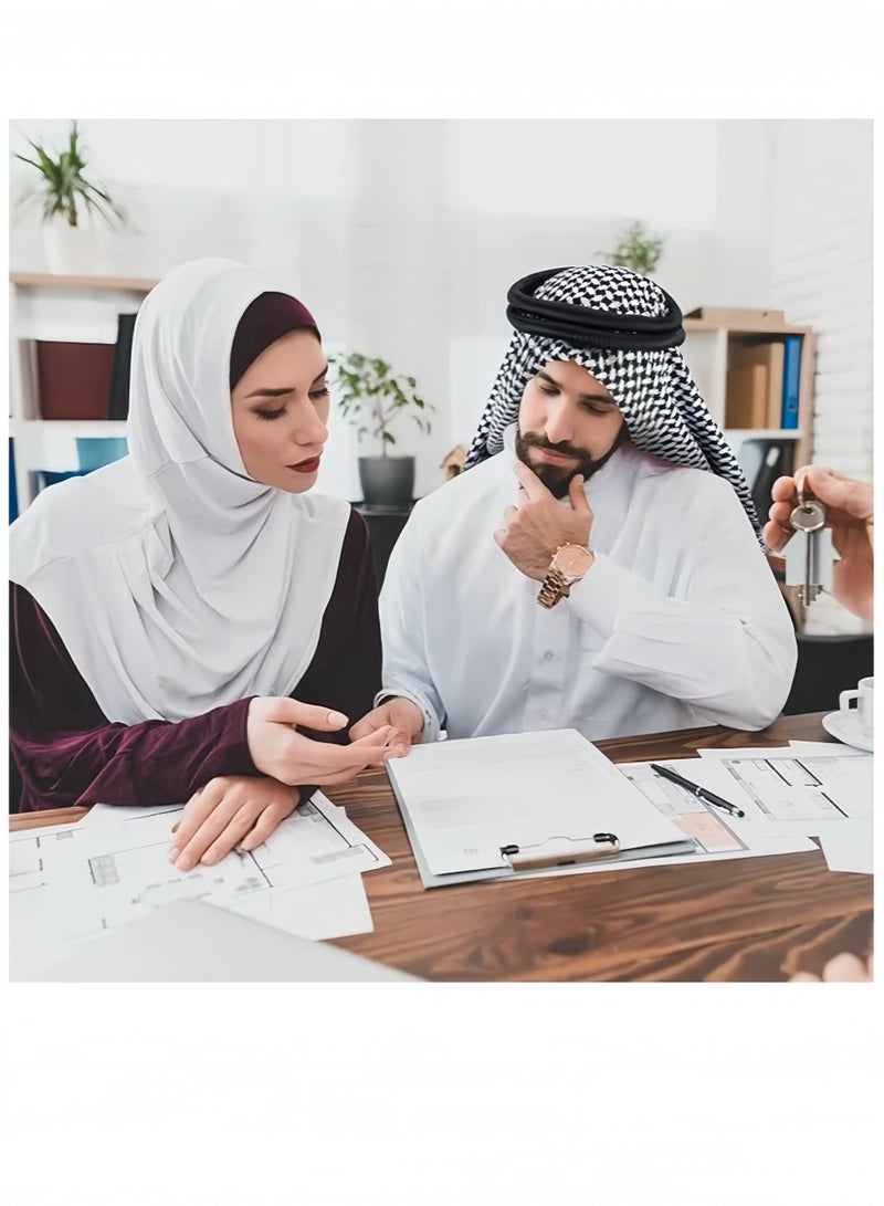 Lee Yon Men Headscarf with Aqel Rope, Arab Keffiyeh Shemagh Turban,Desert Keffiyeh Casual Headwear Scarf Neck Wrap Head Cover Turban Cap, Black/White  - Image 4