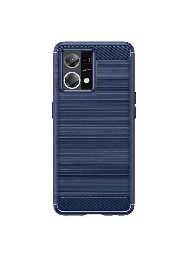 اس-توب جراب لهاتف OPPO F21 Pro مصنوع من ألياف الكربون TPU بملمس ناعم - Image 2