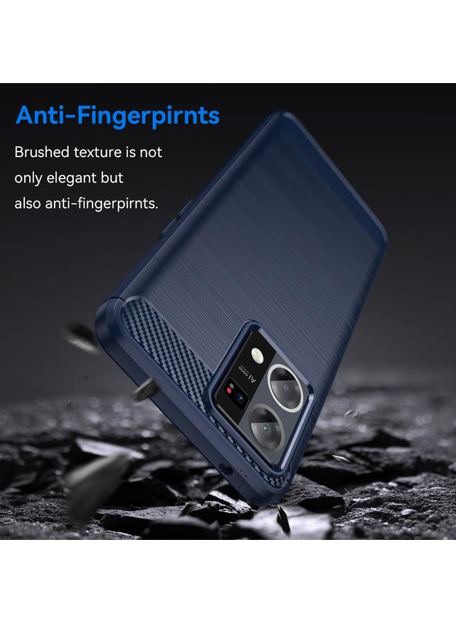 اس-توب جراب لهاتف OPPO F21 Pro مصنوع من ألياف الكربون TPU بملمس ناعم - Image 3