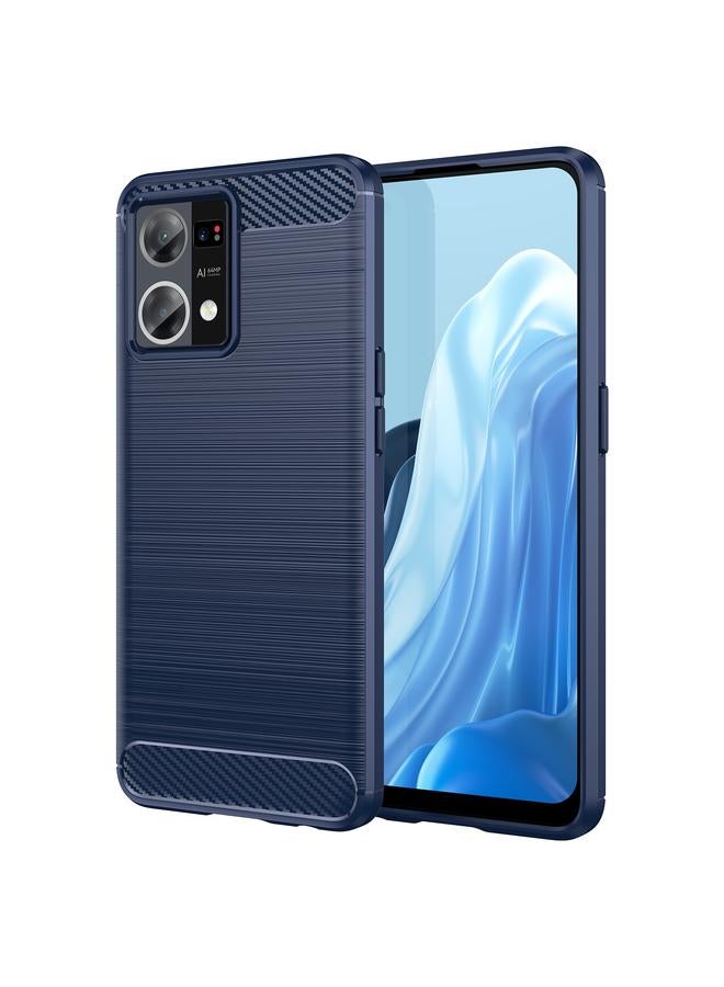 اس-توب جراب لهاتف OPPO F21 Pro مصنوع من ألياف الكربون TPU بملمس ناعم - Image 1