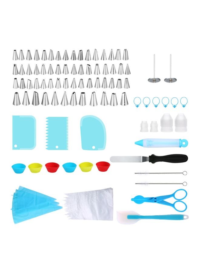 إسكدنيا طقم لوازم تزيين الكعك من 102 قطعة متعدد الألوان - Image 1