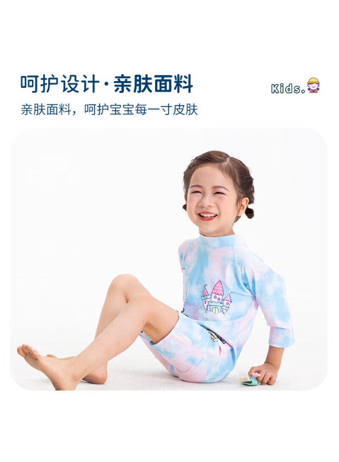 Yuke Children's One-piece Swimsuit For Girls, Big Medium Small Kids Surfing Suit, Sun Protection Girls' Swimwear - Image 1