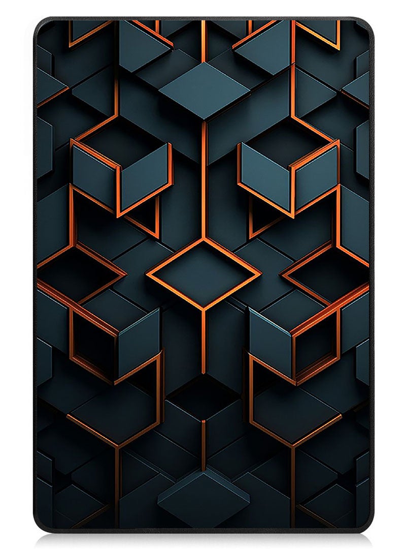 Theodor Protective Flip Case For Apple iPad mini 7th Generation (A17 Pro 2024 Model) (Mini 6 2021 Model  6th Generation) With Trifold Stand Auto Wake Sleep Shockproof Cover Abstract 3 - Image 1