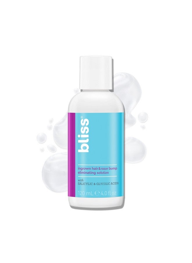 BLISS محلول إزالة شعر الغار والنتوءات الناتجة عن الحلاقة معزول بمكونات BHA و AHA (حمض الجليكوليك) للبشرة الخالية من النتوءات والفعالة واللطيفة - Image 1