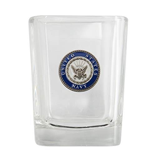 Indiana Metal Craft US NAVY Shot Glass with Die Struck Enamel Emblem MADE IN USA - Image 2