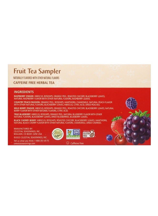 CELESTIAL SEASONINGS شاي الأعشاب، مجموعة شاي الفواكه، 18 قطعة - Image 2