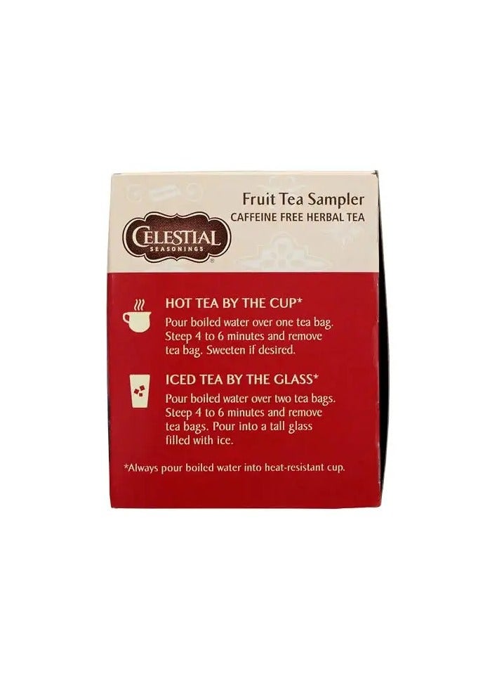 CELESTIAL SEASONINGS شاي الأعشاب، مجموعة شاي الفواكه، 18 قطعة - Image 5