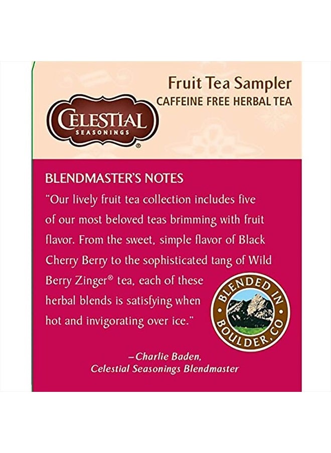 CELESTIAL SEASONINGS Herbal Tea, Fruit Tea Sampler, 18 Count  - Image 5
