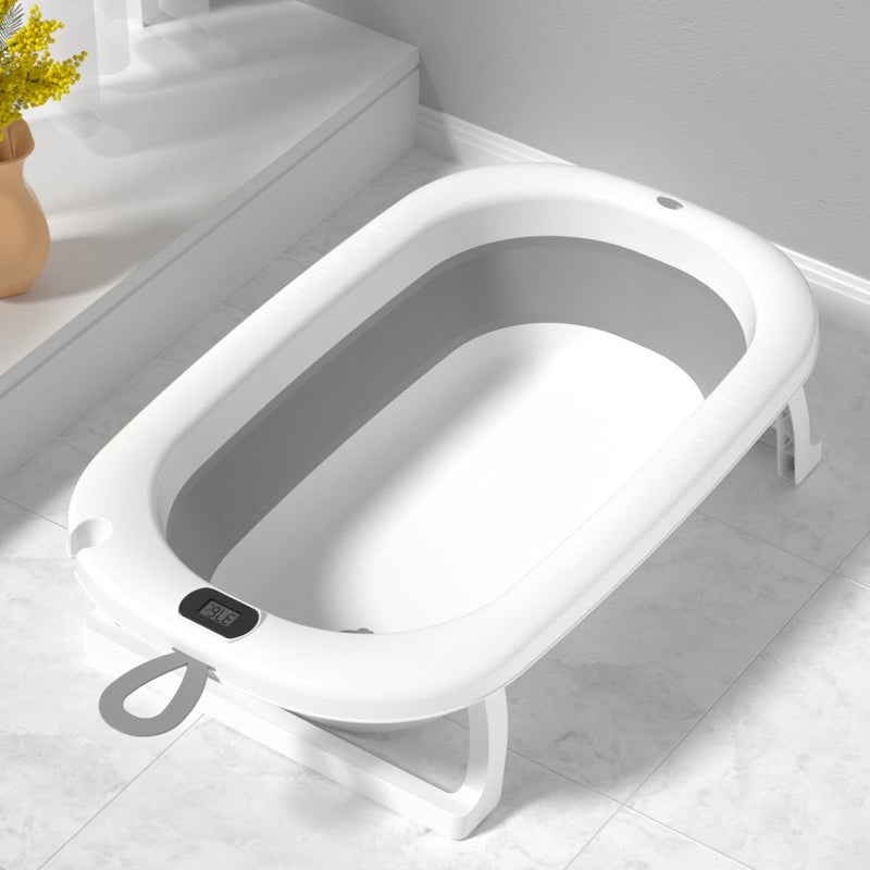 Baby Bath Tub Foldable Baby Lying Seat Large Bath Bucket Kids Home Bath Newborn Baby Bath Bucket - Image 1