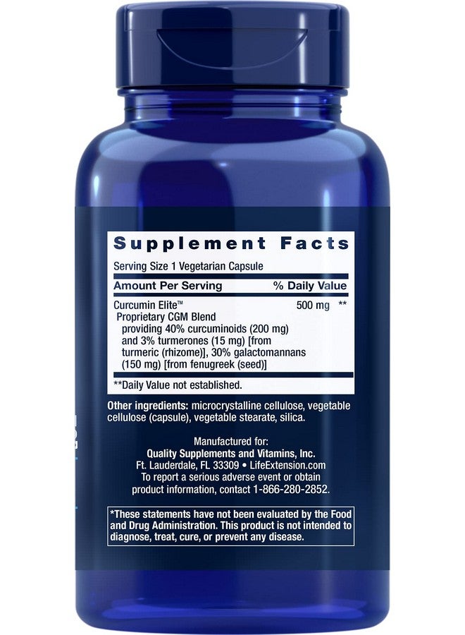 Life Extension مستخلص الكركم من لايف إكستينشن كركمين إليت، 90 كبسولة (عبوة من 2) - Image 3