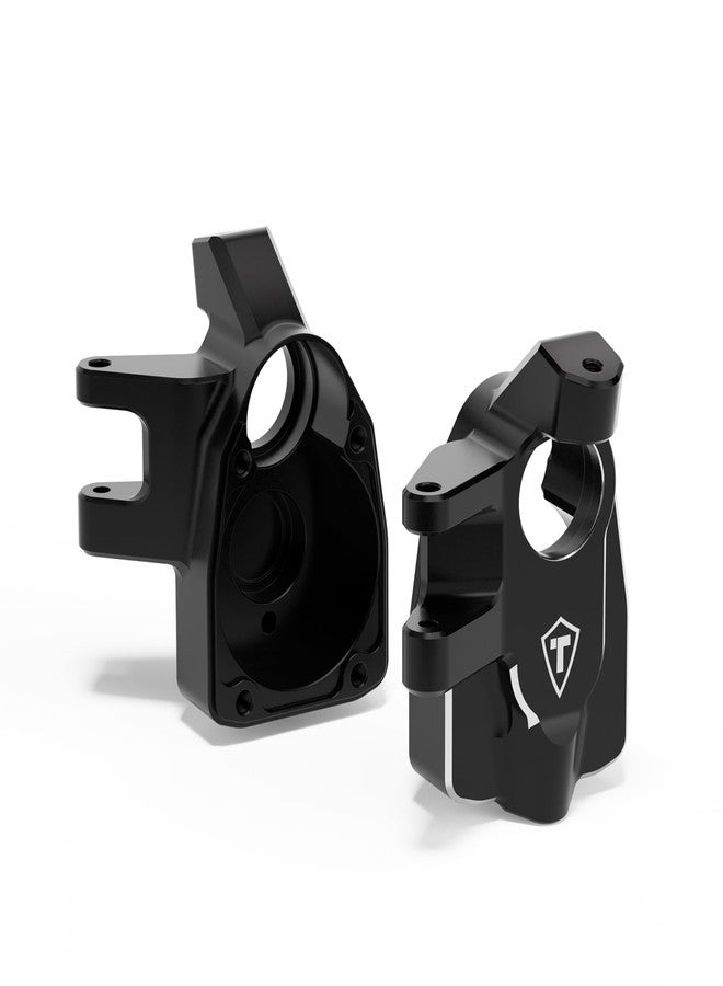 TREAL Aluminum 7075 Front Steering Knuckles Inner Portal Covers (2pcs) for Axial 1/8 AXP8 Gilamon(Black - Image 1