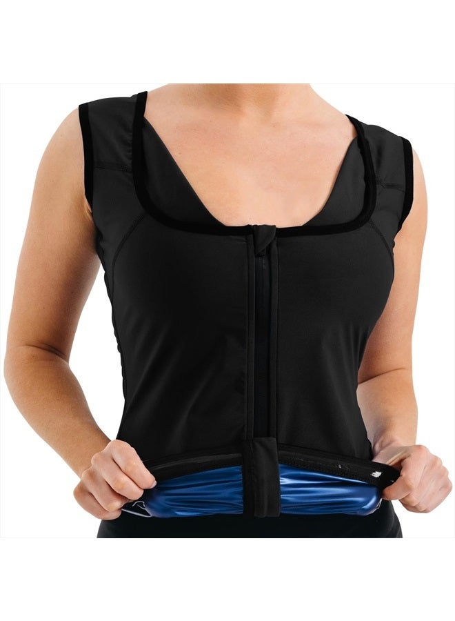Rdx Women's Sauna Vest Heat Trapping Sweat Waist Trainer - REACH OEKO TEX 100 Certified Body Shaper - Image 1