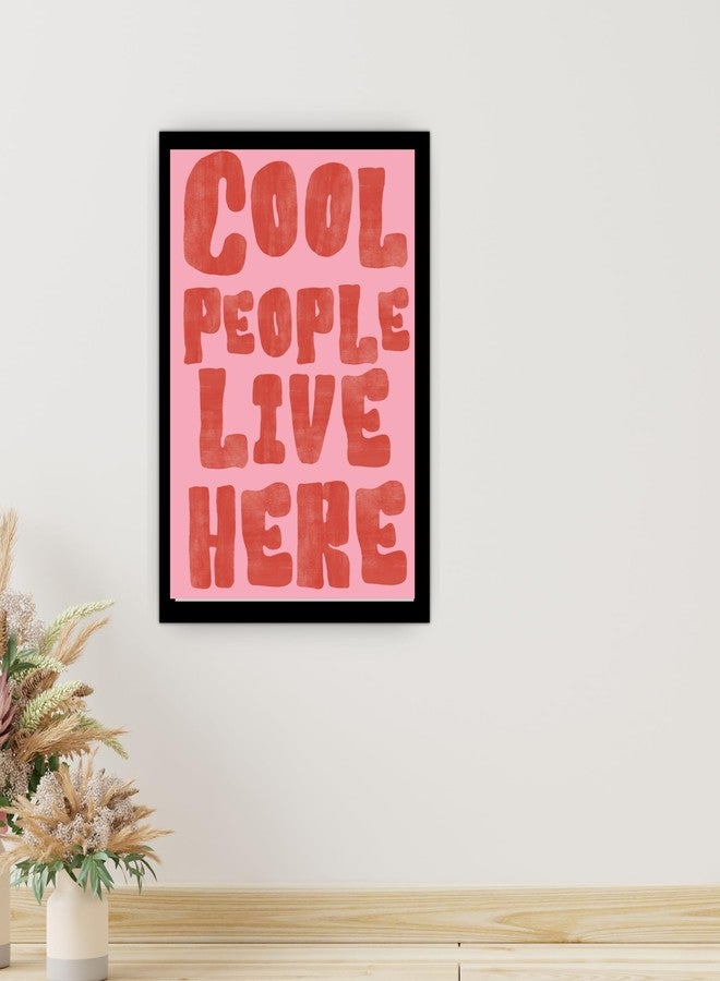 EKDALI A4 size framed art prints for home decor| black frame | motivational content (50-12A4radiantred-black) - Image 5