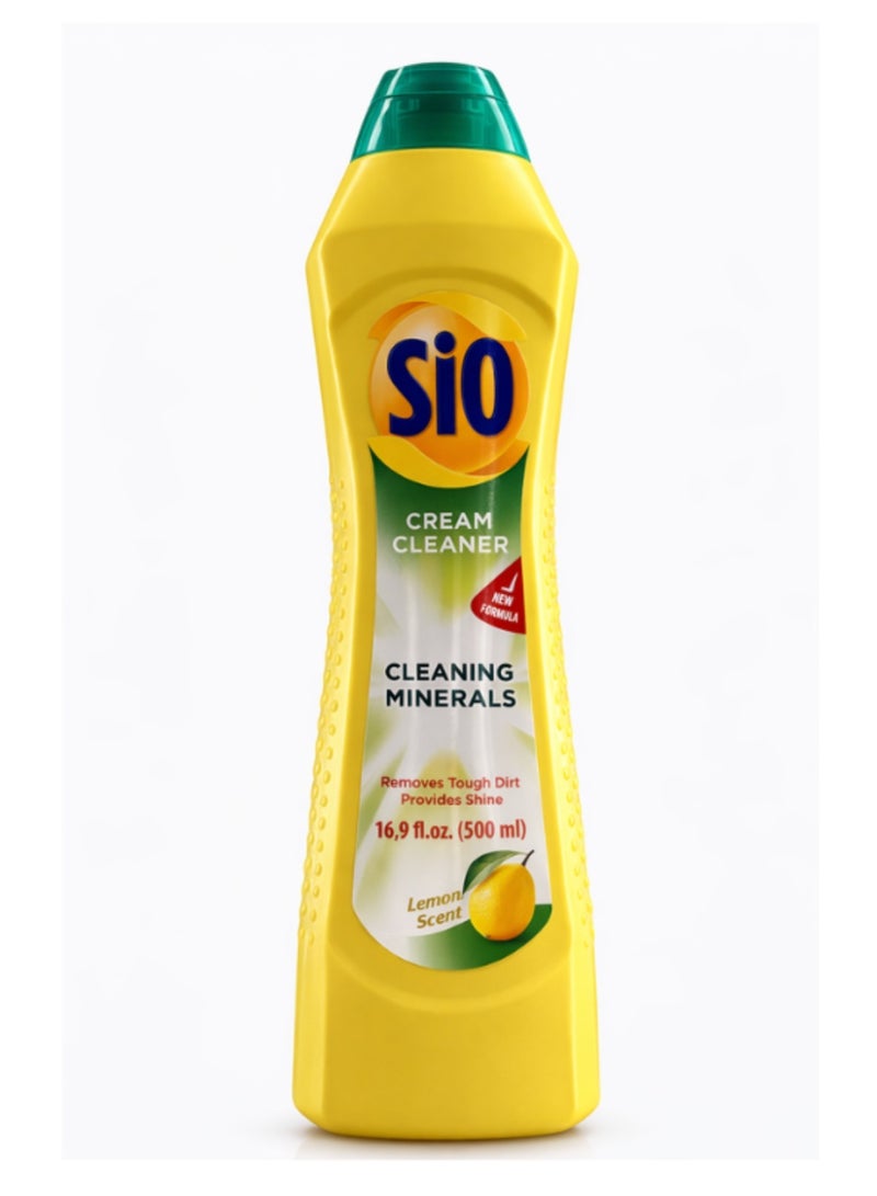 SIO Cream Cleaner Lemon Scent – Powerful Cleaning & Sparkling Shine – 500ml - Image 1