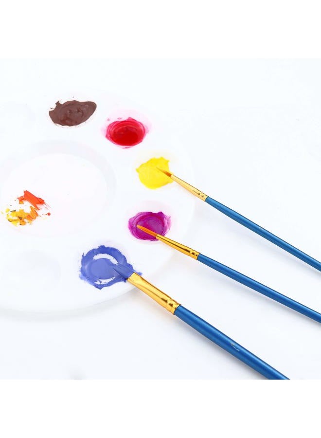 AROIC Painting Brush Suit, 20 Packs /200 Pieces, Nylon Brush Head, Suitable for Oil and Watercolor, Perfect Suit of Art Painting, Best Gift for Painting Enthusiasts. - Image 5