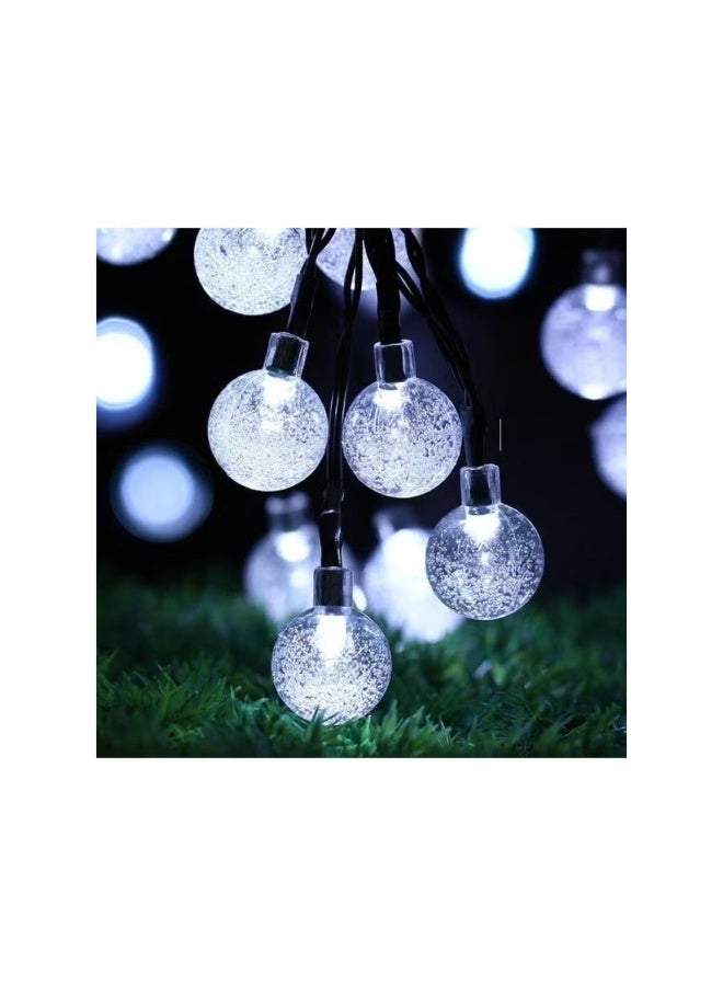 Solar Bubble Bulb String Light White - Image 2