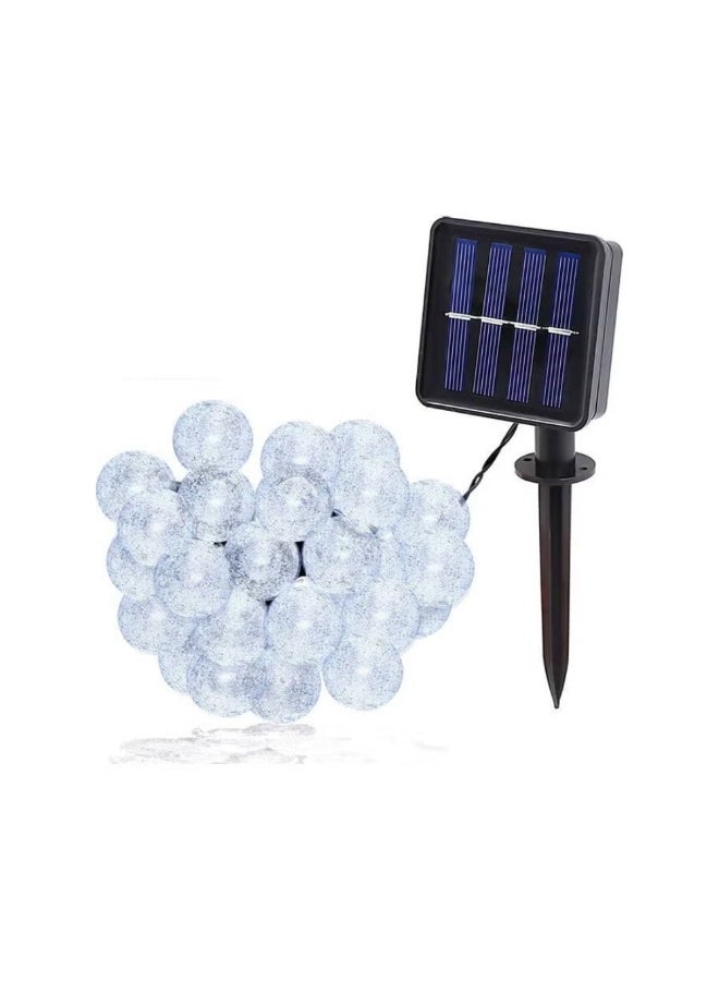 Solar Bubble Bulb String Light White - Image 1