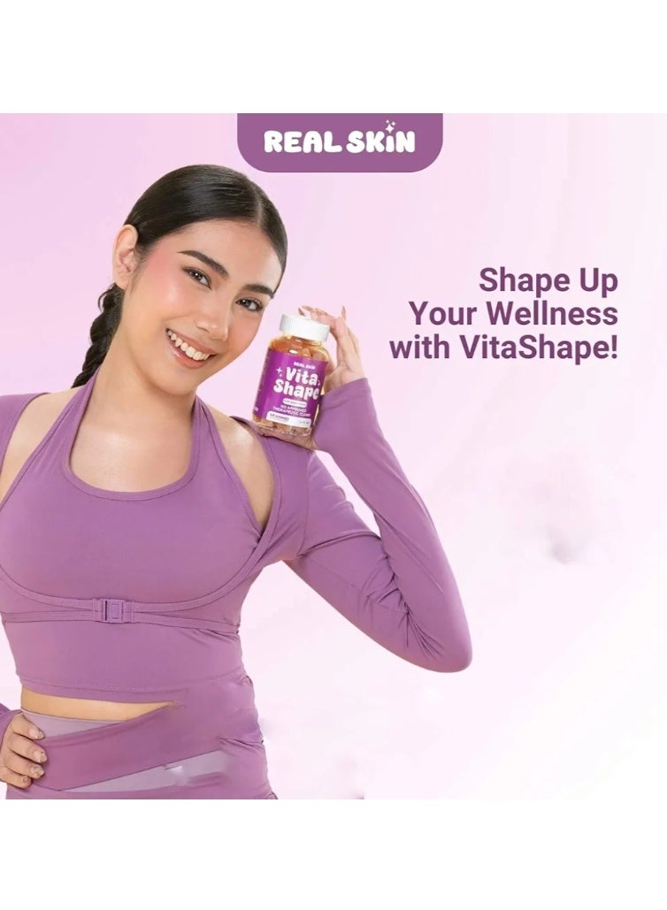 Real Skin Gelatin candy is a dietary supplement that contains 60 pieces. - Image 3