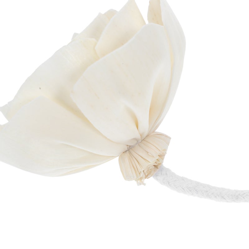 Flower Flameless Diffuser Flower With Cotton Rope Realistic Artificial Floral Diffuser Replacement Adds Pleasant Fragrance - Image 2