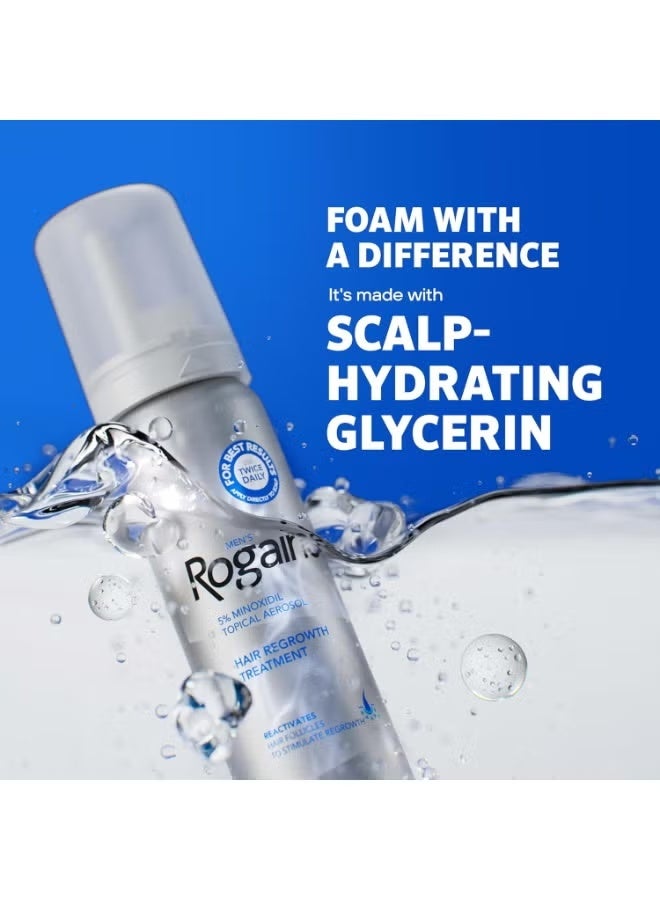 Regaine Rogaine Men's 5 Pure Minoxidil Foam for Hair Loss and Regrowth (3-Month Supply) - Image 5