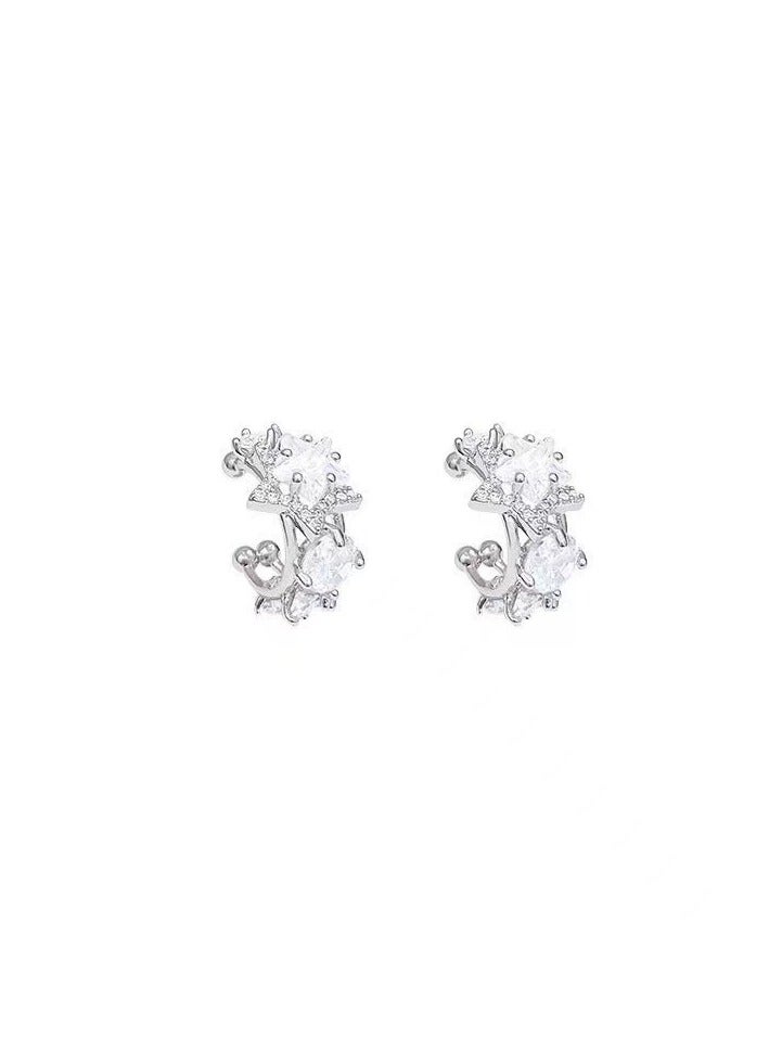 Goolsky Star Clip-On Ear Cuffs – Unique No-Piercing Luxury Ear Accessories, Elegant & Trendy, Non-Pierced Ears - Image 2