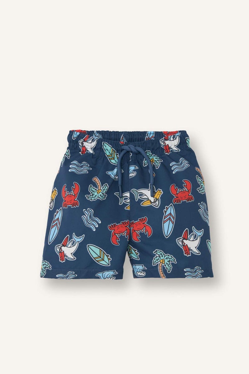 DeFacto Baby Boy Regular Fit Printed Swim Shorts - Image 2