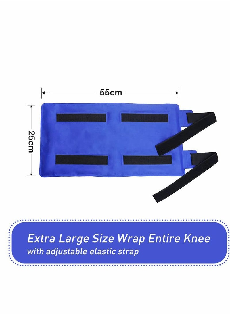 Excefore - Ice Pack for Knee Pain Relief, Reusable Gel Wrap Leg Injuries, Swelling, Replacement Surgery, Cold Compress Therapy Arthritis, Meniscus Tear and ACL - Image 1